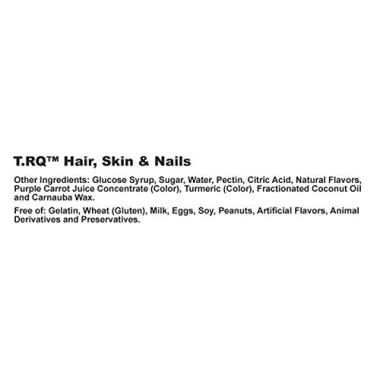 T-RQ Adult Gummy Hair Skin & Nails Biotin - B01MQTCPP8