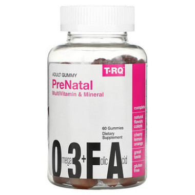T-RQ Adult Gummy Prenatal Multivitamin & Mineral - 