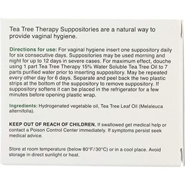 Tea Tree Therapy Suppositories with Tea Tree Oil - B001E107P2