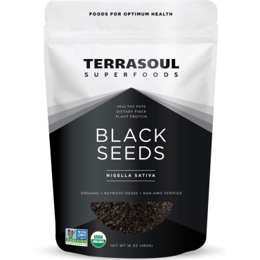 Terrasoul Superfoods Organic Black Cumin Seeds - B072F4RL5T