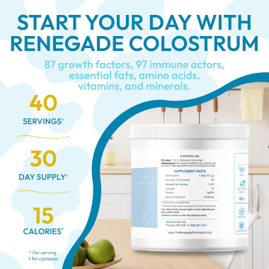 The Renegade Pharmacist Colostrum Essential & Metabolic Factors - B07FXZV5K4