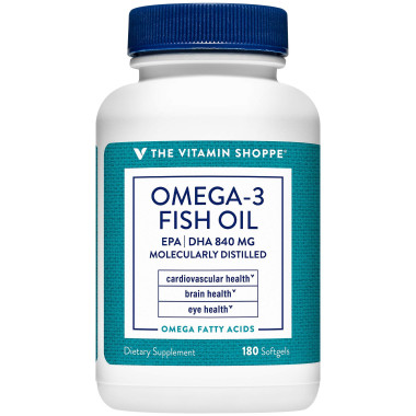 The Vitamin Shoppe Omega-3 Fish Oil - B002JJCDKU