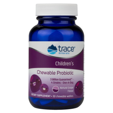 Trace Minerals Research Children's Chewable Probiotic Concord Grape - B00USCF18Q