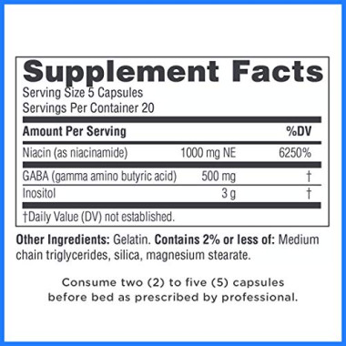 Twinlab GABA Plus With Inositol & Niacin - B00822YWOS