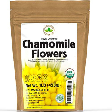 U.S. Wellness Naturals Chamomile Tea 100% Organic - B01KKJIJKS