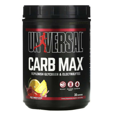 Universal Nutrition Carb Max Replenish Glycogen & Electrolytes Fruit Punch - B07KMZ31J7