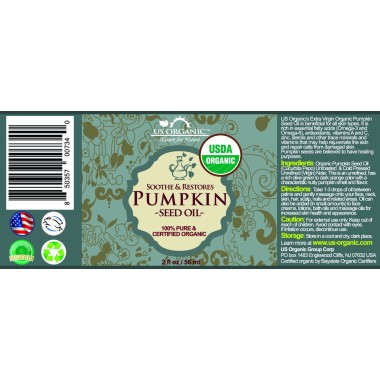 US Organic Pumpkin Seed Oil Soothe & Restores - B071VN34PB