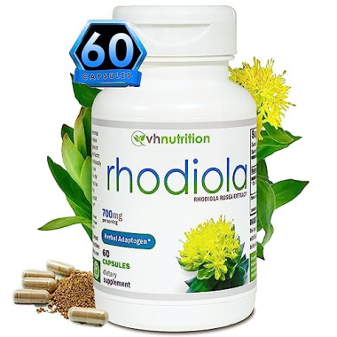 VH Nutrition Rhodiola Rosea Improve Energy Mood and Focus - B077BJGLT7