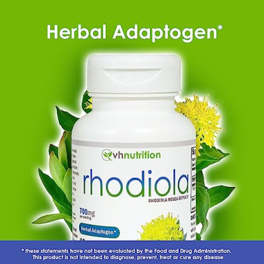 VH Nutrition Rhodiola Rosea Improve Energy Mood and Focus - B077BJGLT7
