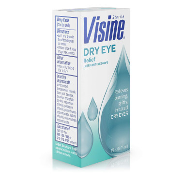 Visine Dry Eye Relief Lubricant Eye Drops Sterile - B000NWCRAG