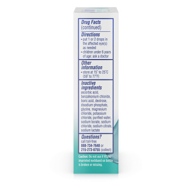 Visine Dry Eye Relief Lubricant Eye Drops Sterile - B000NWCRAG