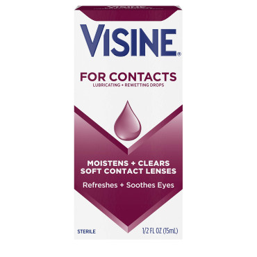 Visine For Contacts Lubricating + Rewetting Drops - B078YFZF41