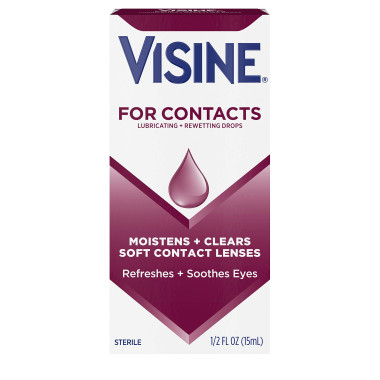 Visine For Contacts Lubricating + Rewetting Drops - B078YFZF41
