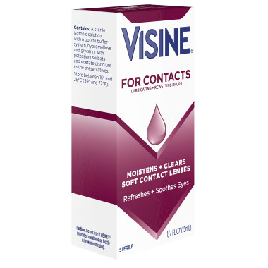 Visine For Contacts Lubricating + Rewetting Drops - B078YFZF41