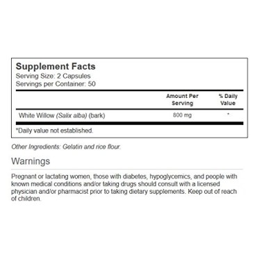 Vitacost White Willow Bark Targeted Wellness - B007CJX6FI