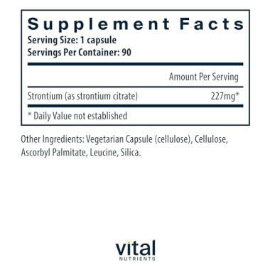 Vital Nutrients Strontium Citrate - B000ZSE8TG