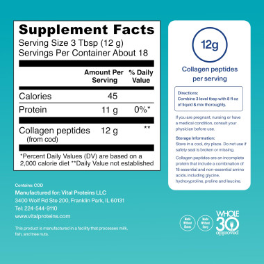 Vital Proteins Marine Collagen Wild Caught - B07D9WSWFR