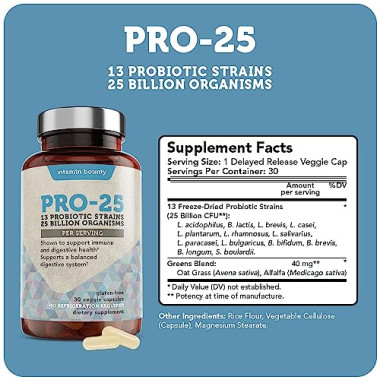 Vitamin Bounty Pro 25 Probiotic with Prebiotics - B01EY4MRIU