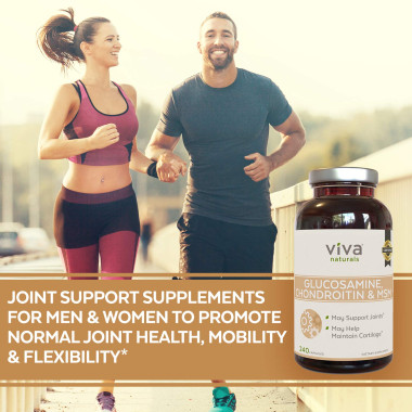 Viva Naturals Glucosamine with Chondroitin and MSM - B00STSUPCS