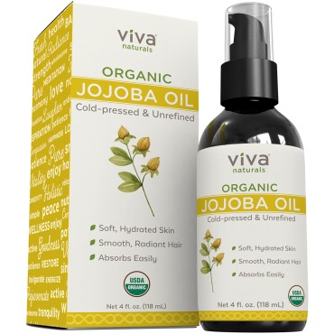 Viva Naturals Organic Jojoba Oil Youthful Glowing Skin - B01AYG74DK
