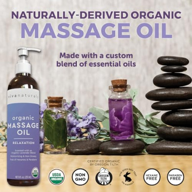 Viva Naturals Organic Relaxation Massage Oil - B07R442KKY