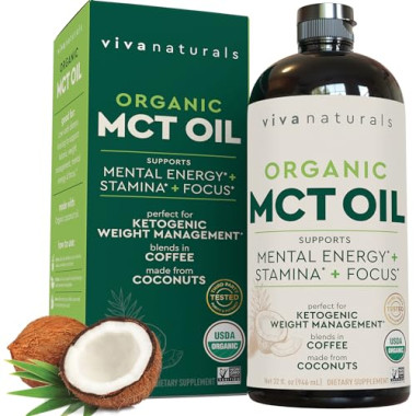 Viva Naturals Organic MCT Oil Gluten Free - B00MGW5UVY