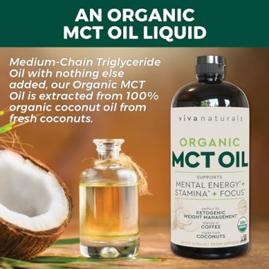 Viva Naturals Organic MCT Oil Gluten Free - B00MGW5UVY