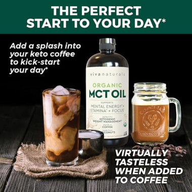 Viva Naturals Organic MCT Oil Gluten Free - B00MGW5UVY