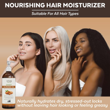 Viva Naturals Sweet Almond Oil - B011QHFB4A