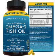 Viva Naturals Triple Strength Omega-3 Fish Oil - B014LDT0ZM
