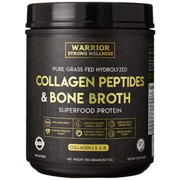 Warrior Strong Wellness Collagen Peptides & Bone Broth - B075LFVQGR