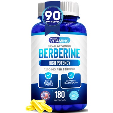 We Like Vitamins Berberine Support Immune - B01EVFM16U