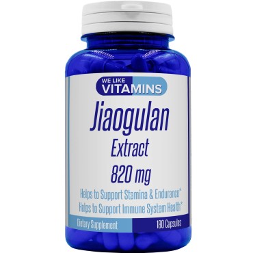 We Like Vitamins Jiaogulan (Gynostemma) Helps to Support Stamina & Endurance - B07MJCZNS5