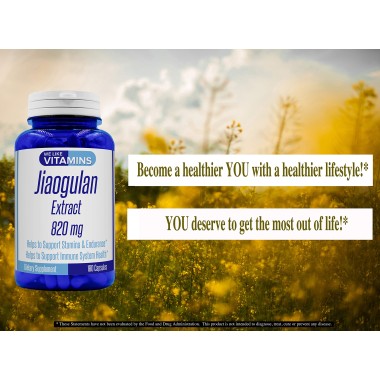 We Like Vitamins Jiaogulan (Gynostemma) Helps to Support Stamina & Endurance - B07MJCZNS5