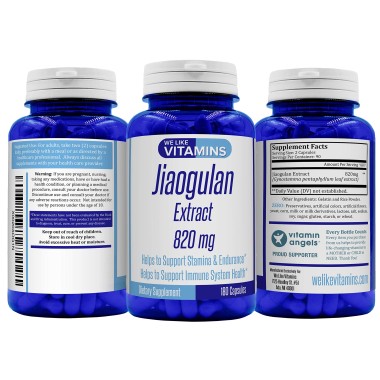 We Like Vitamins Jiaogulan (Gynostemma) Helps to Support Stamina & Endurance - B07MJCZNS5