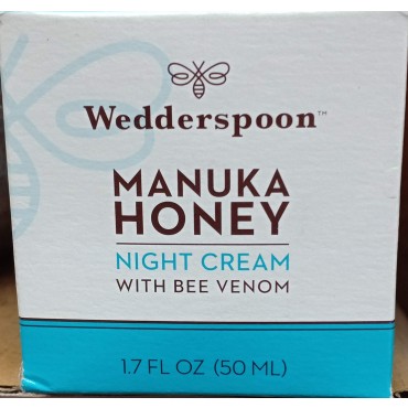 Wedderspoon Manuka Honey Night Cream with Bee Venom - B01LYPQ7JD