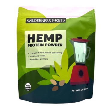 Wilderness Poets Hemp Protein Cold Pressed Organic - B07C81Y2QL