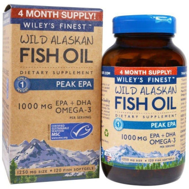 Wiley's Finest Wild Alaskan Fish Oil Peak EPA - B017C2GXTA