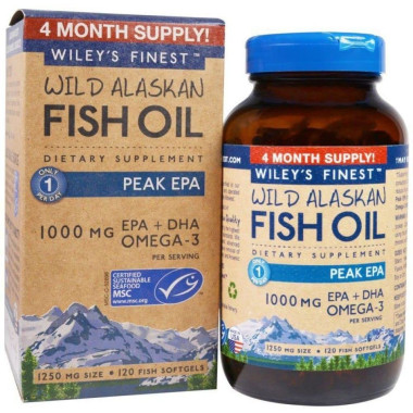 Wiley's Finest Wild Alaskan Fish Oil Peak EPA - B017C2GXTA
