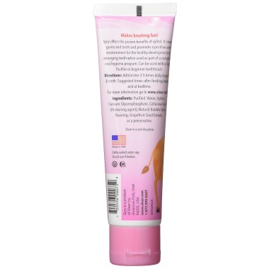 Xlear Kid's Spry Tooth Gel with Xylitol Natural Bubble Gum - B01B6MZHZI