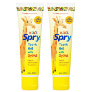 Xlear Kid's Spry Tooth Gel with Xylitol Strawberry Banana - B00X5GDG8E