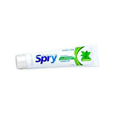 Xlear Spry Toothpaste Anti-Plaque Tartar Control Fluoride Free - B01MQK28QW