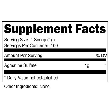XPI Supplements Raw Agmatine Sulfate Powder - B07JPZJ266