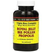 Y.S. Eco Bee Farms Royal Jelly Bee Pollen Propolis Plus Korean Ginseng - B000OA75SQ