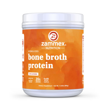 Zammex Hydrolyzed Bone Broth Protein Powder - B075V8JQV7
