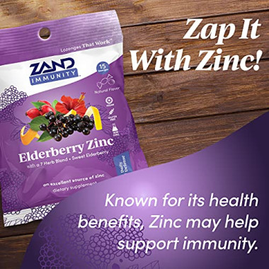 Zand Elderberry Zinc Herbalozenge - B0053OB61A