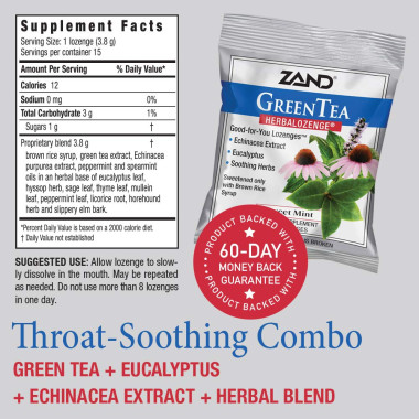 Zand GreenTea Herbalozenge - B0053OB61U