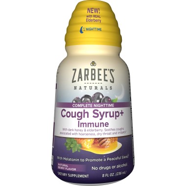 Zarbee's Complete NightTime Cough Syrup + Immune - B07K2SQR3C