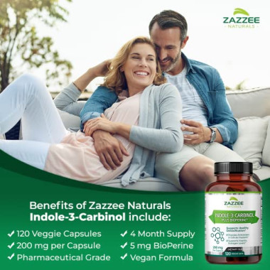 Zazzee Indole-3-Carbinol Supports Healthy Estrogen Metabolism - B0713NZ13Z