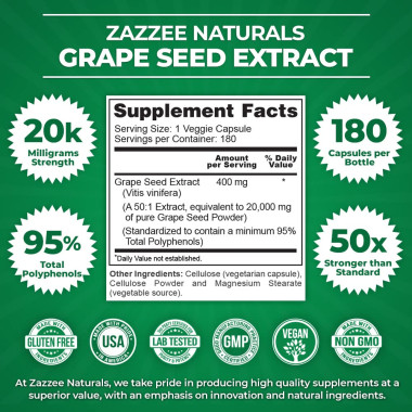 Zazzee Polyphenols Maximum Strength - B01JX5KT8A